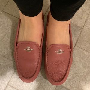 Pink Coach Loafers Size 9